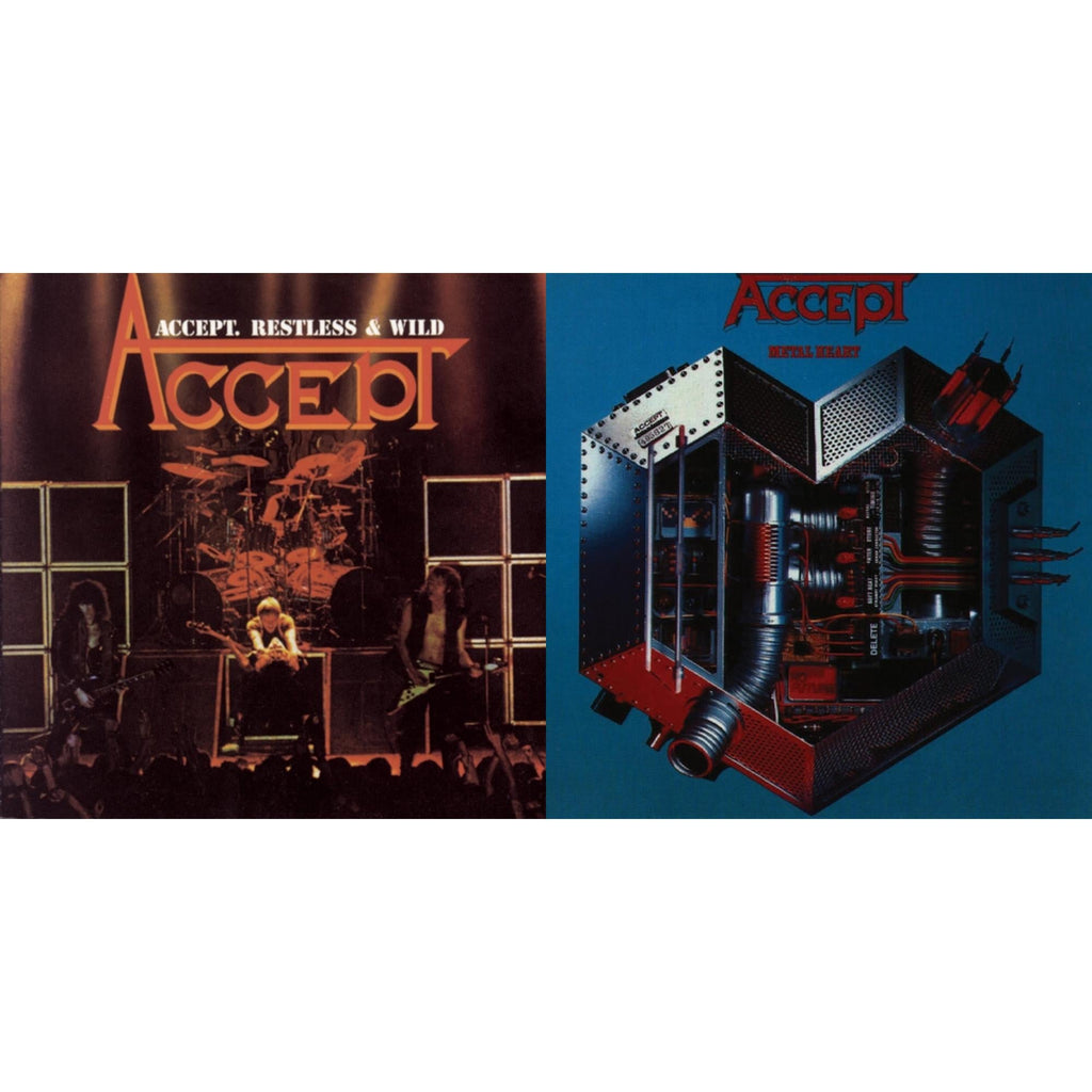 This is a 2 CD SKU bundle.
1.This CD is brand new.Format: CDMusic Style: Heavy MetalThis item's title is: Restless & WildArtist: AcceptLabel: SONY SPECIAL MARKETINGBarcode: 886972420622Release Date: 1/14/2008
2.This CD is brand new.