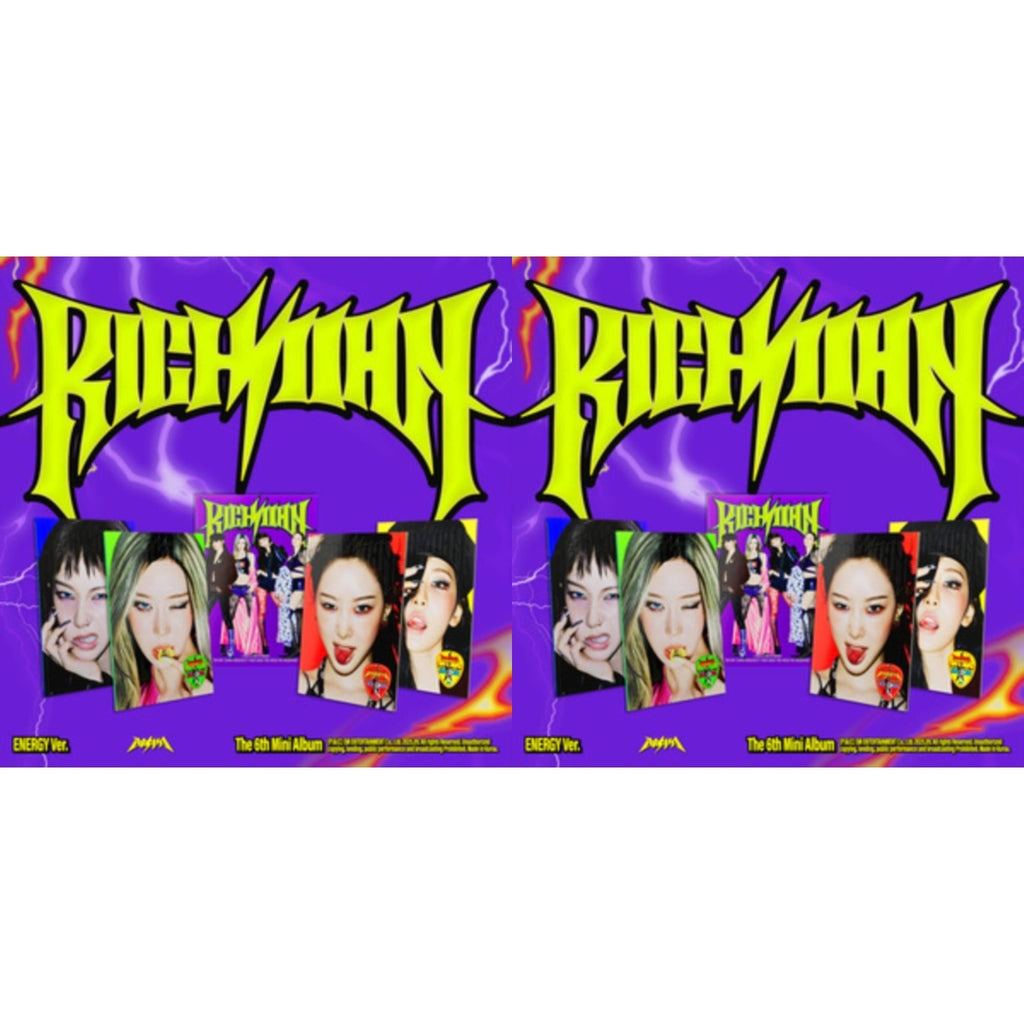 Rich Man (6Th Mini Album) (Energy Ver.) (Karina Version) & Rich Man (6Th Mini Album) (Energy Ver.) (Ningning Version)