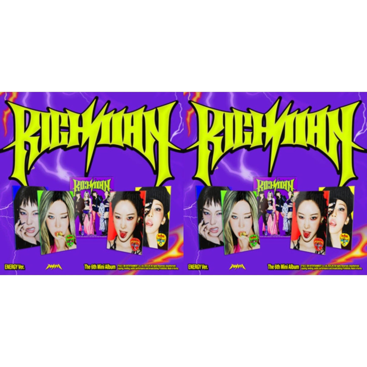 Rich Man (6Th Mini Album) (Energy Ver.) (Karina Version) & Rich Man (6Th Mini Album) (Energy Ver.) (Ningning Version)
