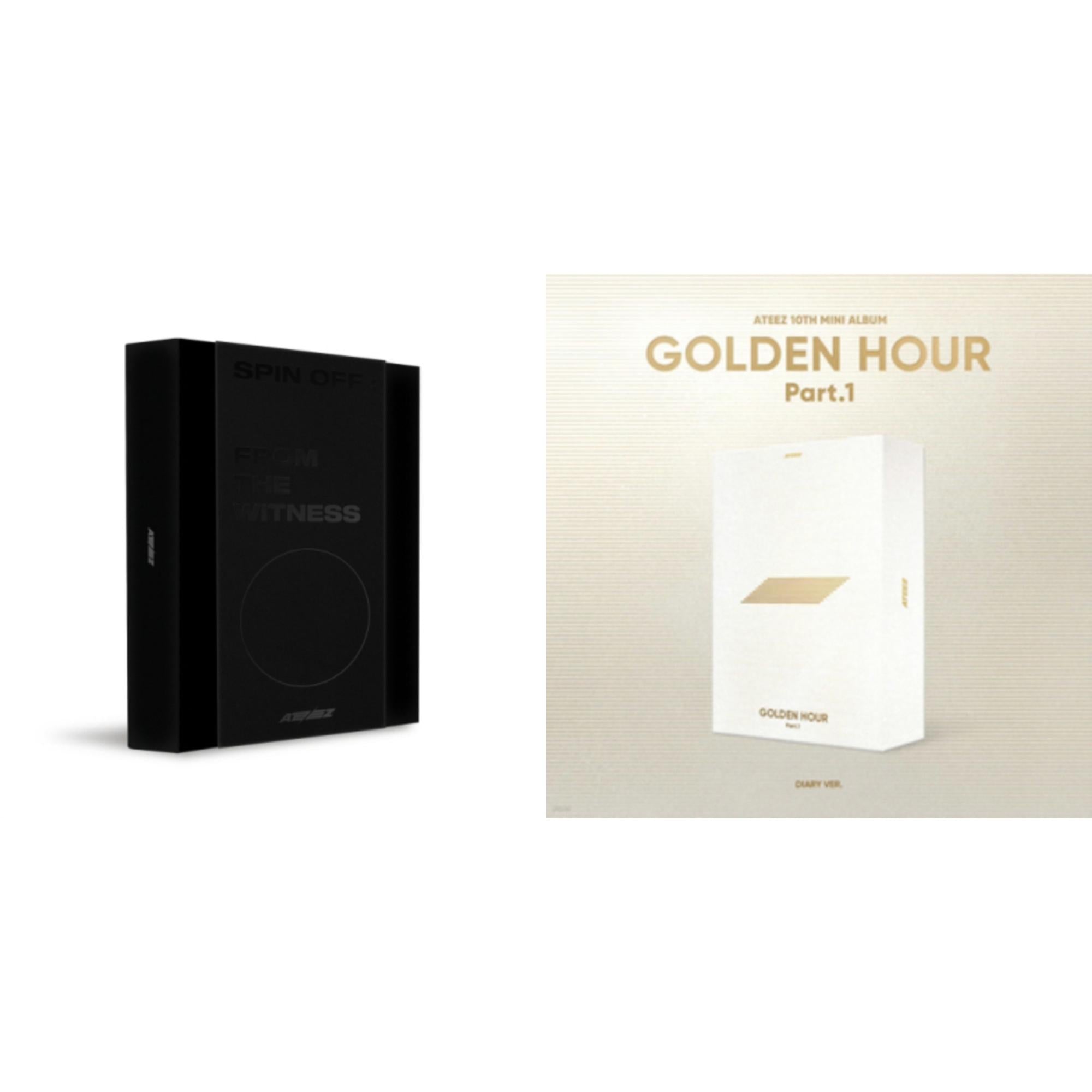 This is a 2 CD SKU bundle.
1.This CD is brand new.Format: CDThis item's title is: Golden Hour: Part.1 (Diary Ver.)Artist: AteezBarcode: 810141851658Release Date: 5/31/2024
2.This CD is brand new.