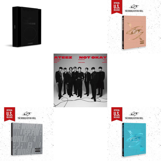 This is a 5 CD SKU bundle.
1.This CD is brand new.Format: CDMusic Style: K-popThis item's title is: Spin Off : From The Witness (Witness Version) (Limited)Artist: AteezLabel: KQ ENT.Barcode: 8809704425438Release Date: 12/31/2022
2.This CD is brand new.