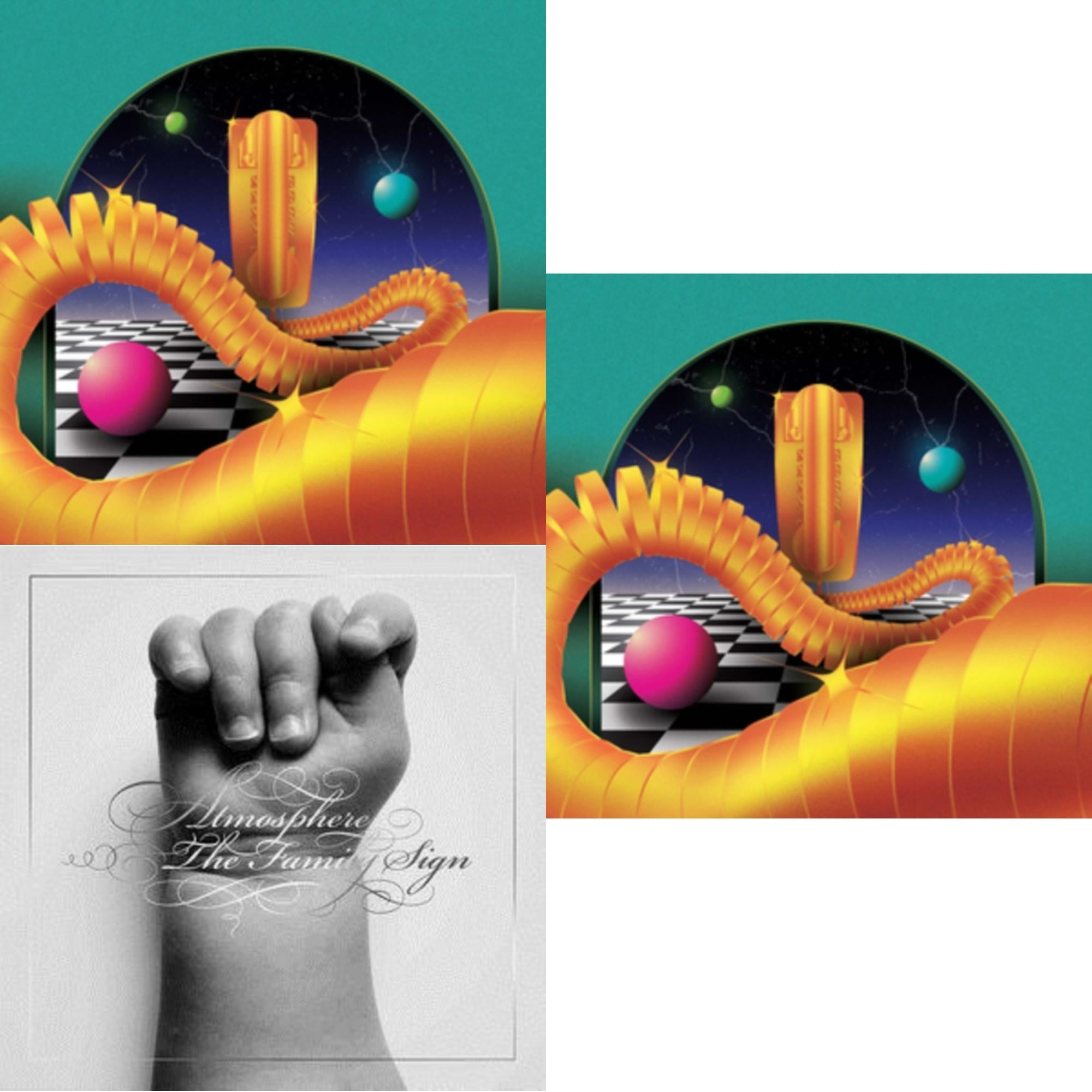 This is a 3 LP Vinyl SKU bundle.
1.This LP Vinyl is brand new.Format: LP VinylThis item's title is: Talk Talk Ep (Pink LP Vinyl)Artist: AtmosphereBarcode: 826257037312Release Date: 12/1/2023
2.This LP Vinyl is brand new.