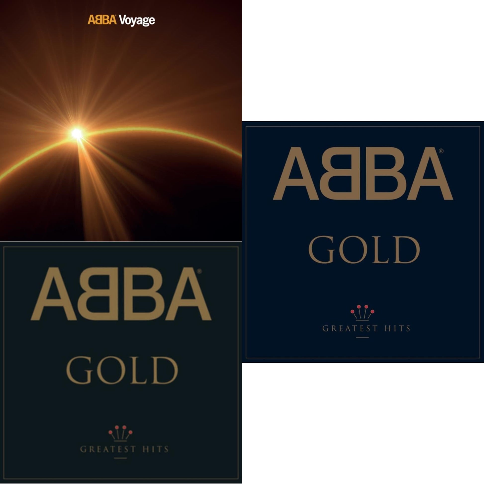 This is a 3 LP Vinyl SKU bundle.
1.This LP Vinyl is brand new.Format: LP VinylMusic Style: TranceThis item's title is: VoyageArtist: AbbaLabel: CAPITOLBarcode: 602438614813Release Date: 11/5/2021
2.This LP Vinyl is brand new.