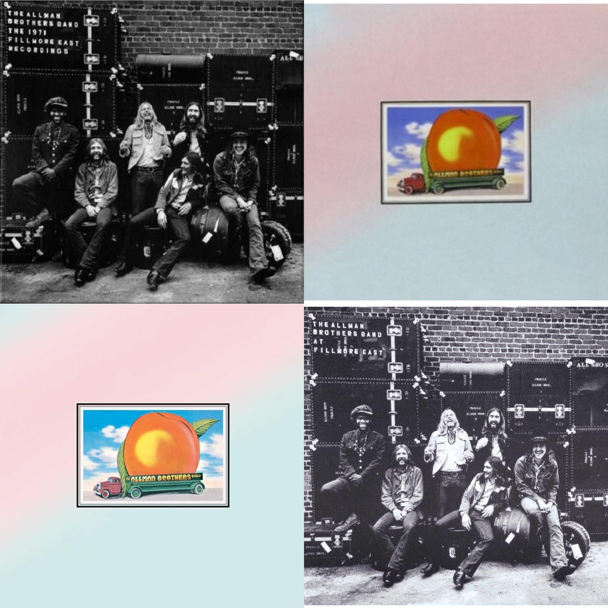 This is a 4 LP Vinyl SKU bundle.
1.This LP Vinyl is brand new.Format: LP VinylMusic Style: Blues RockThis item's title is: At Fillmore East (2LP)Artist: Allman Brothers BandBarcode: 602547813251Release Date: 7/22/2016
2.This LP Vinyl is brand new.
