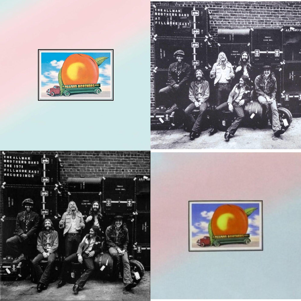 This is a 4 LP Vinyl SKU bundle.
1.This LP Vinyl is brand new.Format: LP VinylThis item's title is: Eat A Peach (2LP)Artist: Allman Brothers BandLabel: MERCURYBarcode: 602547813312Release Date: 7/22/2016
2.This LP Vinyl is brand new.