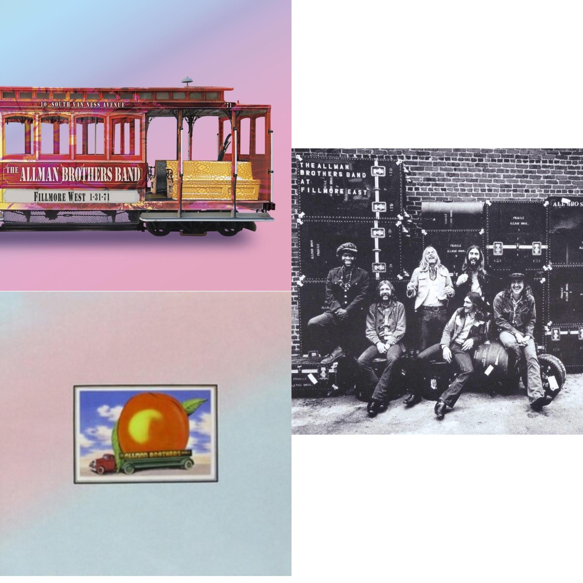 Live At Fillmore East & Eat A Peach (Light Pink & Light Blue LP Vinyl) & Fillmore West 1-31-71