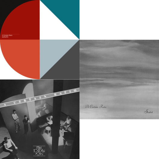 This is a 3 LP Vinyl SKU bundle.
1.This LP Vinyl is brand new.Format: LP VinylMusic Style: ElectroThis item's title is: Acr:Epc (Limited Edition/Cornflour Blue LP Vinyl)Artist: A Certain RatioLabel: MUTEBarcode: 5400863044350Release Date: 7/2/2021
2.This LP Vinyl is brand new.