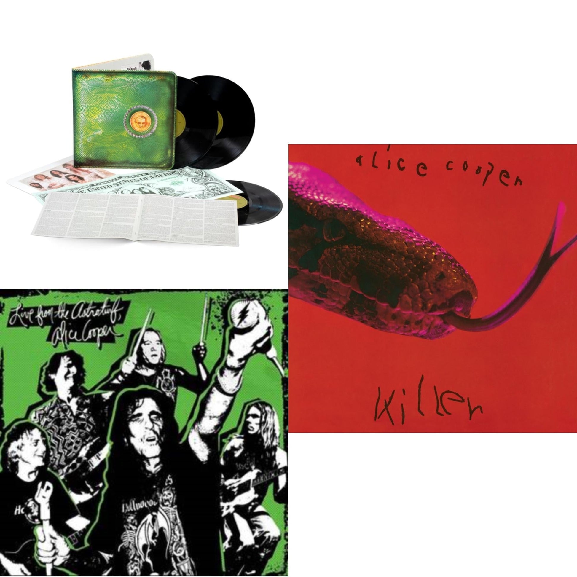 This is a 3 LP Vinyl SKU bundle.
1.This LP Vinyl is brand new.Format: LP VinylThis item's title is: Billion Dollar Babies (50Th Anniversary/Deluxe/3LP)Artist: Alice CooperBarcode: 603497832422Release Date: 3/8/2024
2.This LP Vinyl is brand new.