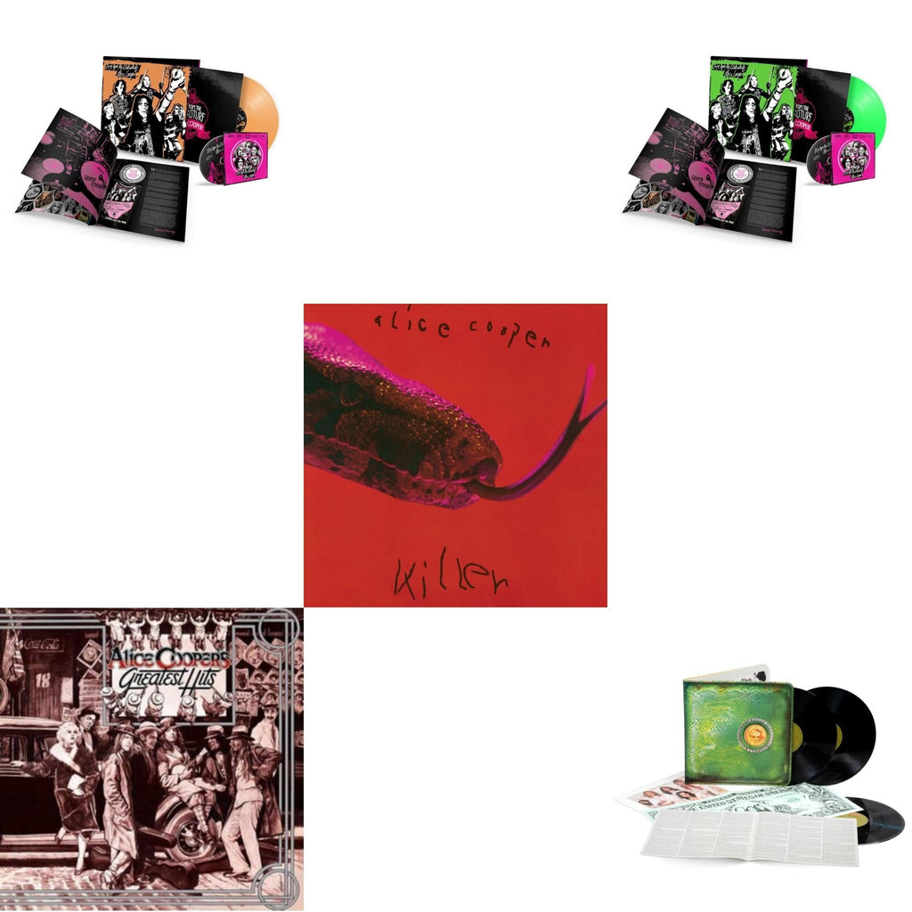 Live From The Astroturf (Glow-In-The-Dark LP Vinyl/DVD) & Live From The Astroturf (Apricoot LP Vinyl/DVD) & Billion Dollar Babies (50Th Anniversary/Deluxe/3LP) & Killer (Expanded & Remastered/3LP)