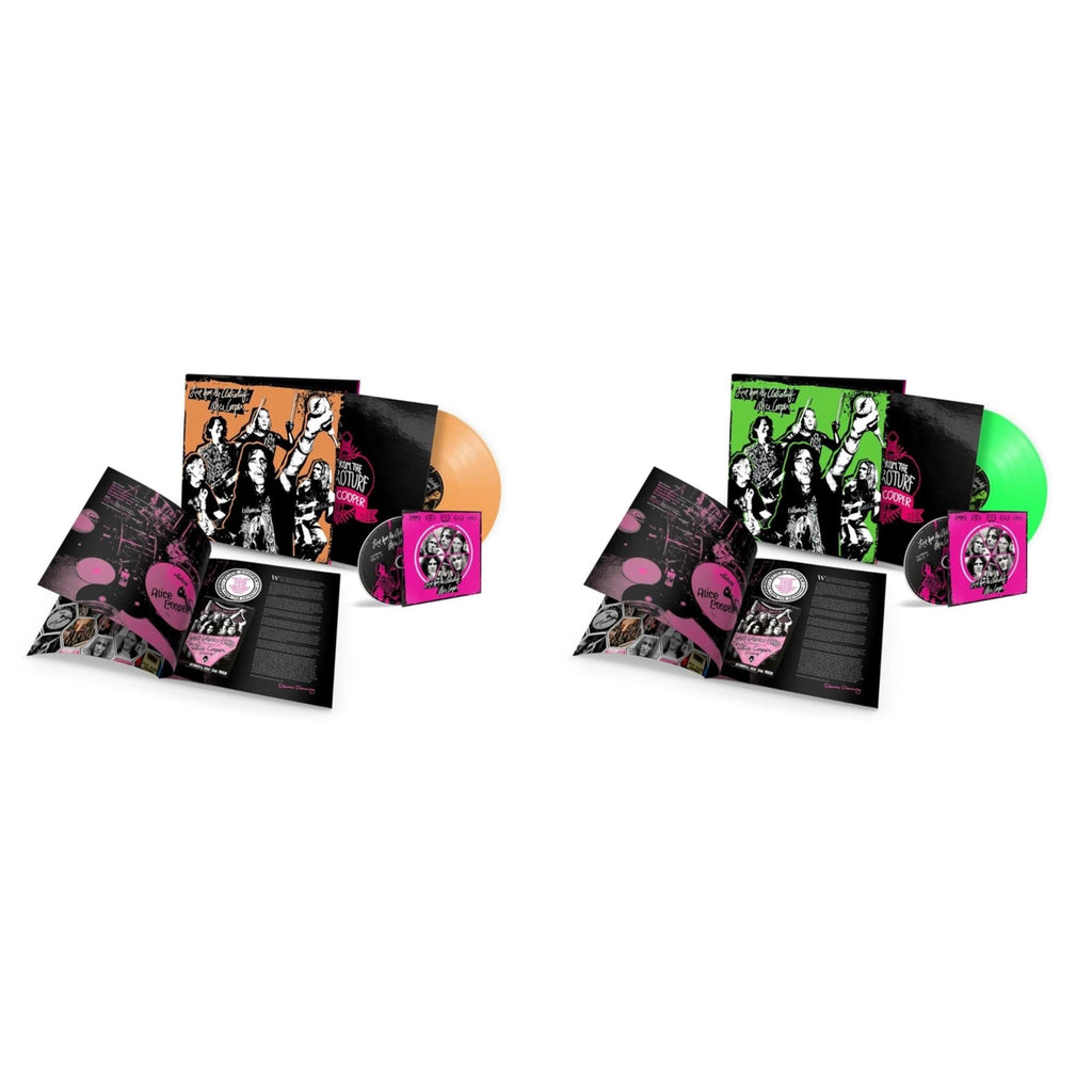 This is a 2 LP Vinyl SKU bundle.
1.This LP Vinyl is brand new.Format: LP VinylMusic Style: Hard RockThis item's title is: Live From The Astroturf (Glow-In-The-Dark LP Vinyl/DVD)Artist: Alice CooperLabel: EARMUSICBarcode: 4029759178729Release Date: 9/30/2022
2.