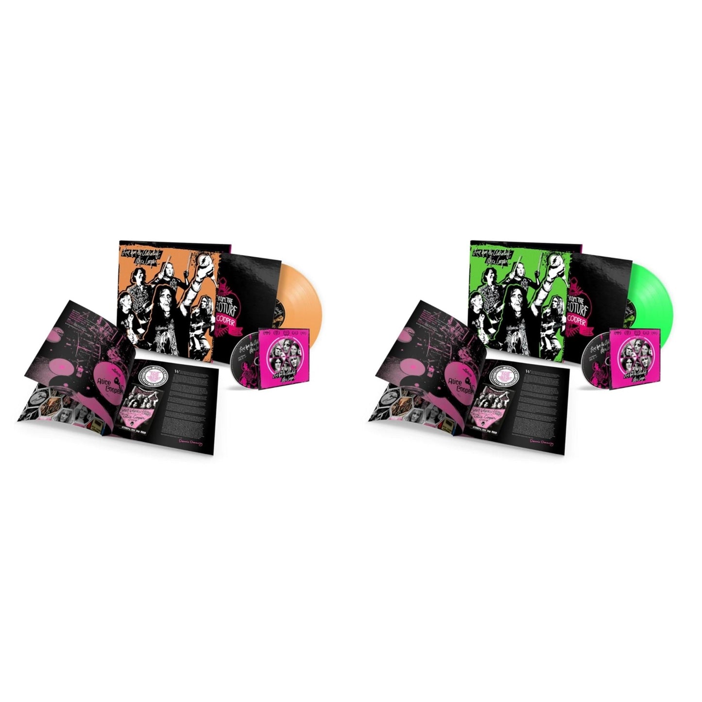 This is a 2 LP Vinyl SKU bundle.
1.This LP Vinyl is brand new.Format: LP VinylThis item's title is: Live From The Astroturf (Apricoot LP Vinyl/DVD)Artist: Alice CooperLabel: EARMUSICBarcode: 4029759178743Release Date: 9/30/2022
2.This LP Vinyl is brand new.