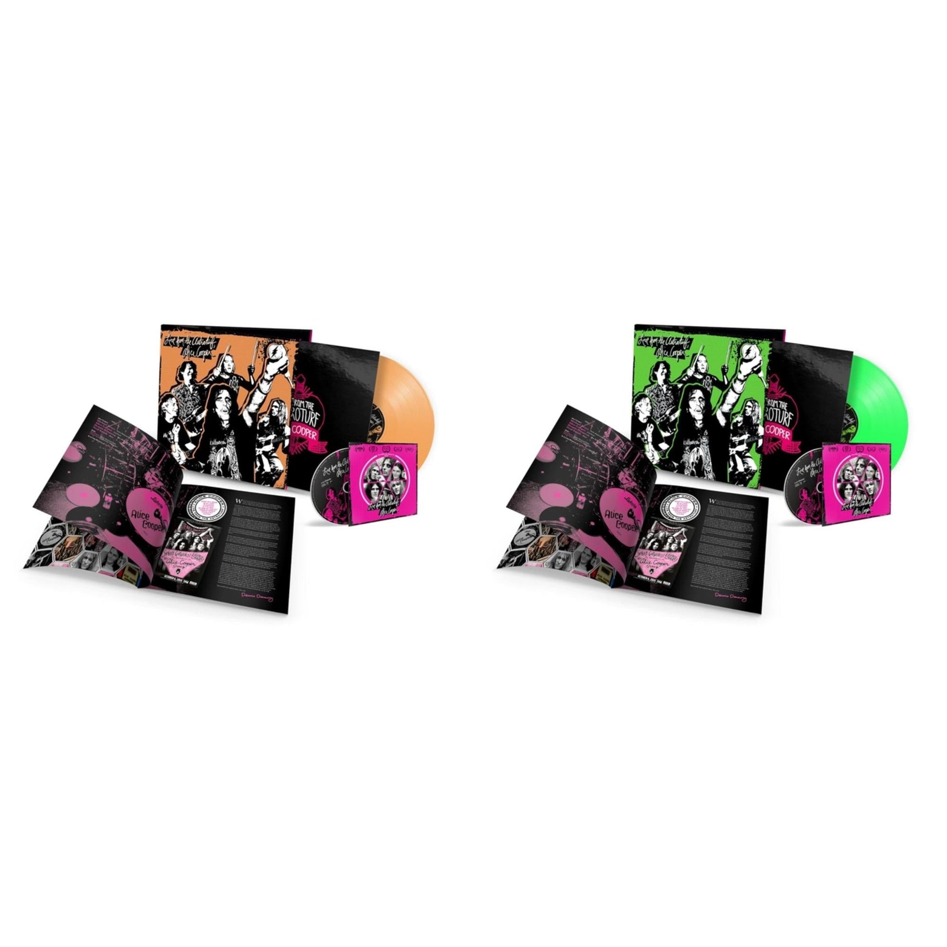 This is a 2 LP Vinyl SKU bundle.
1.This LP Vinyl is brand new.Format: LP VinylThis item's title is: Live From The Astroturf (Apricoot LP Vinyl/DVD)Artist: Alice CooperLabel: EARMUSICBarcode: 4029759178743Release Date: 9/30/2022
2.This LP Vinyl is brand new.