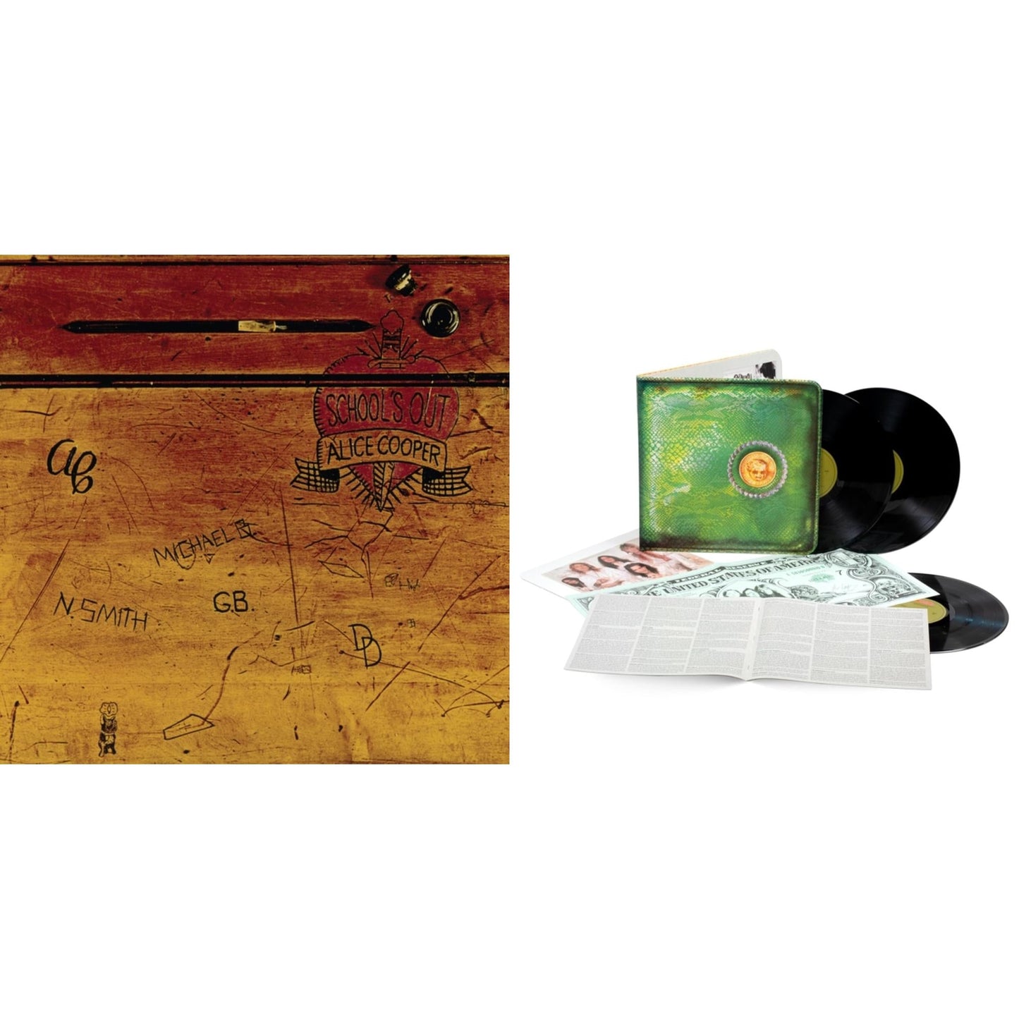 This is a 2 LP Vinyl SKU bundle.
1.This LP Vinyl is brand new.Format: LP VinylMusic Style: Hard RockThis item's title is: School's Out (Expanded & Remastered/3LP)Artist: Alice CooperLabel: RHINO/WARNER RECORDSBarcode: 603497841004Release Date: 6/9/2023
2.This LP Vinyl is brand new.