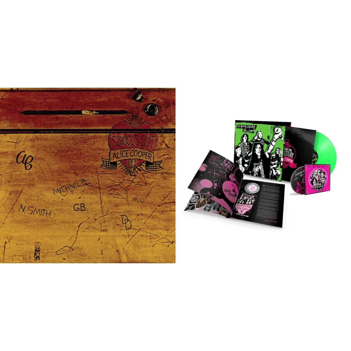 This is a 2 LP Vinyl SKU bundle.
1.This LP Vinyl is brand new.Format: LP VinylMusic Style: Hard RockThis item's title is: School's Out (Expanded & Remastered/3LP)Artist: Alice CooperLabel: RHINO/WARNER RECORDSBarcode: 603497841004Release Date: 6/9/2023
2.This LP Vinyl is brand new.