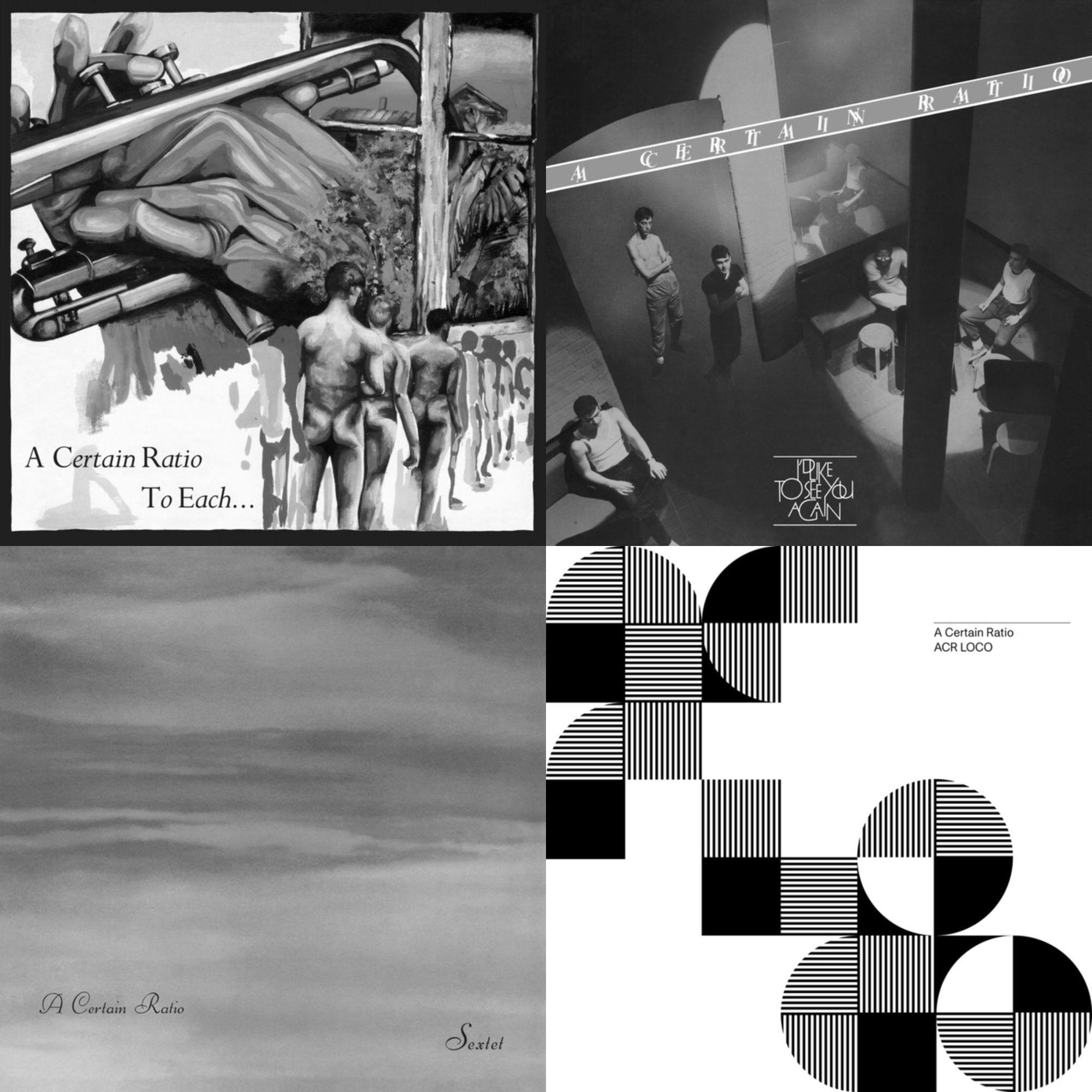 This is a 4 LP Vinyl SKU bundle.
1.This LP Vinyl is brand new.Format: LP VinylThis item's title is: To Each... (Limited Edition White LP Vinyl)Artist: A Certain RatioLabel: MUTEBarcode: 724596970560Release Date: 1/15/2021
2.This LP Vinyl is brand new.