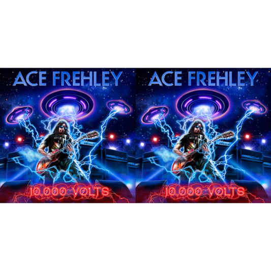 This is a 2 LP Vinyl SKU bundle.
1.This LP Vinyl is brand new.Format: LP VinylMusic Style: Hard RockThis item's title is: 10,000 Volts (Edge Only Splatter/Metal Gym Locker/Red Splatter LP Vinyl)Artist: Ace FrehleyLabel: MNRK HeavyBarcode: 634164402976Release Date: 2/23/2024
2.