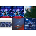 Ace Frehley - Greatest Hits Live & 10,000 Volts (Edge Only Splatter/Metal Gym Locker/Red Splatter LP Vinyl) & 10,000 Volts (Orange Tabby LP Vinyl) & Origins Vol.2 (Blue & White LP Vinyl) & Origins: Vol. 2 (Picture Disc) & Frehley's Comet (Red & Blue
