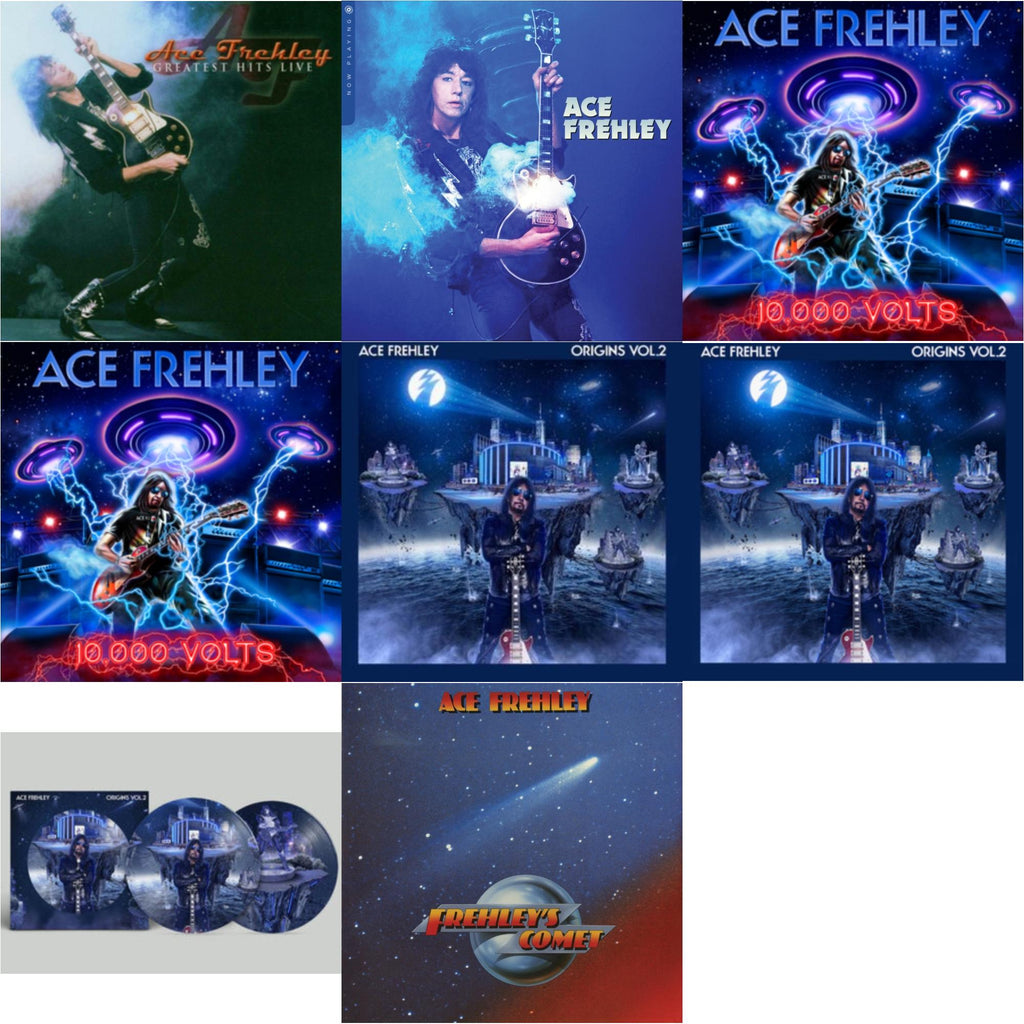 This is a 8 LP Vinyl SKU bundle.
1.This LP Vinyl is brand new.Format: LP VinylThis item's title is: Greatest Hits LiveArtist: Ace FrehleyLabel: MEGAFORCEBarcode: 020286236450Release Date: 2/4/2022
2.This LP Vinyl is brand new.