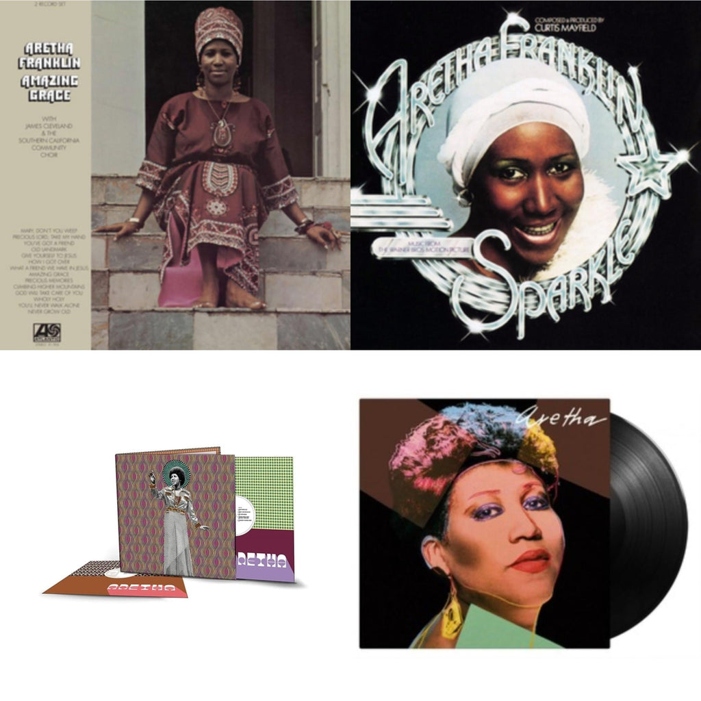 Amazing Grace & Sparkle (Crystal Clear LP Vinyl) (Syeor) & Aretha (2LP/140G) & Aretha (180G)