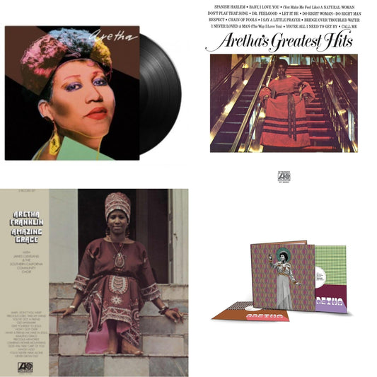 This is a 4 LP Vinyl SKU bundle.
1.This LP Vinyl is brand new.Format: LP VinylThis item's title is: Aretha (180G)Artist: Aretha FranklinLabel: MUSIC ON VINYLBarcode: 8719262020979Release Date: 9/24/2021
2.This LP Vinyl is brand new.