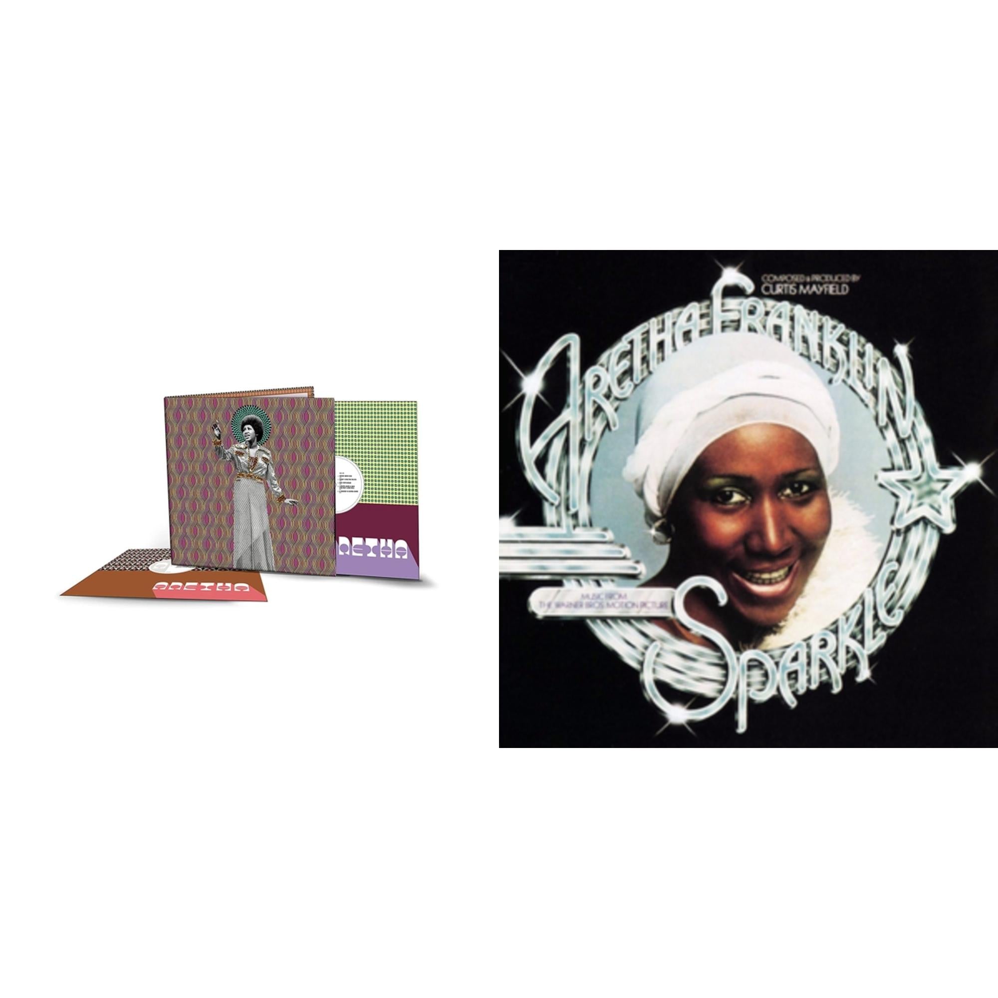 Aretha Franklin - Sparkle (Crystal Clear LP Vinyl) (Syeor) & Aretha (2LP/140G)
