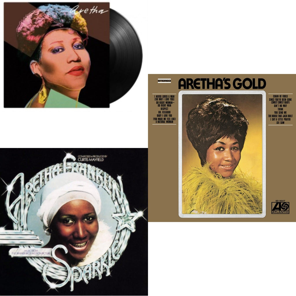 This is a 3 LP Vinyl SKU bundle.
1.This LP Vinyl is brand new.Format: LP VinylThis item's title is: Aretha (180G)Artist: Aretha FranklinLabel: MUSIC ON VINYLBarcode: 8719262020979Release Date: 9/24/2021
2.This LP Vinyl is brand new.
