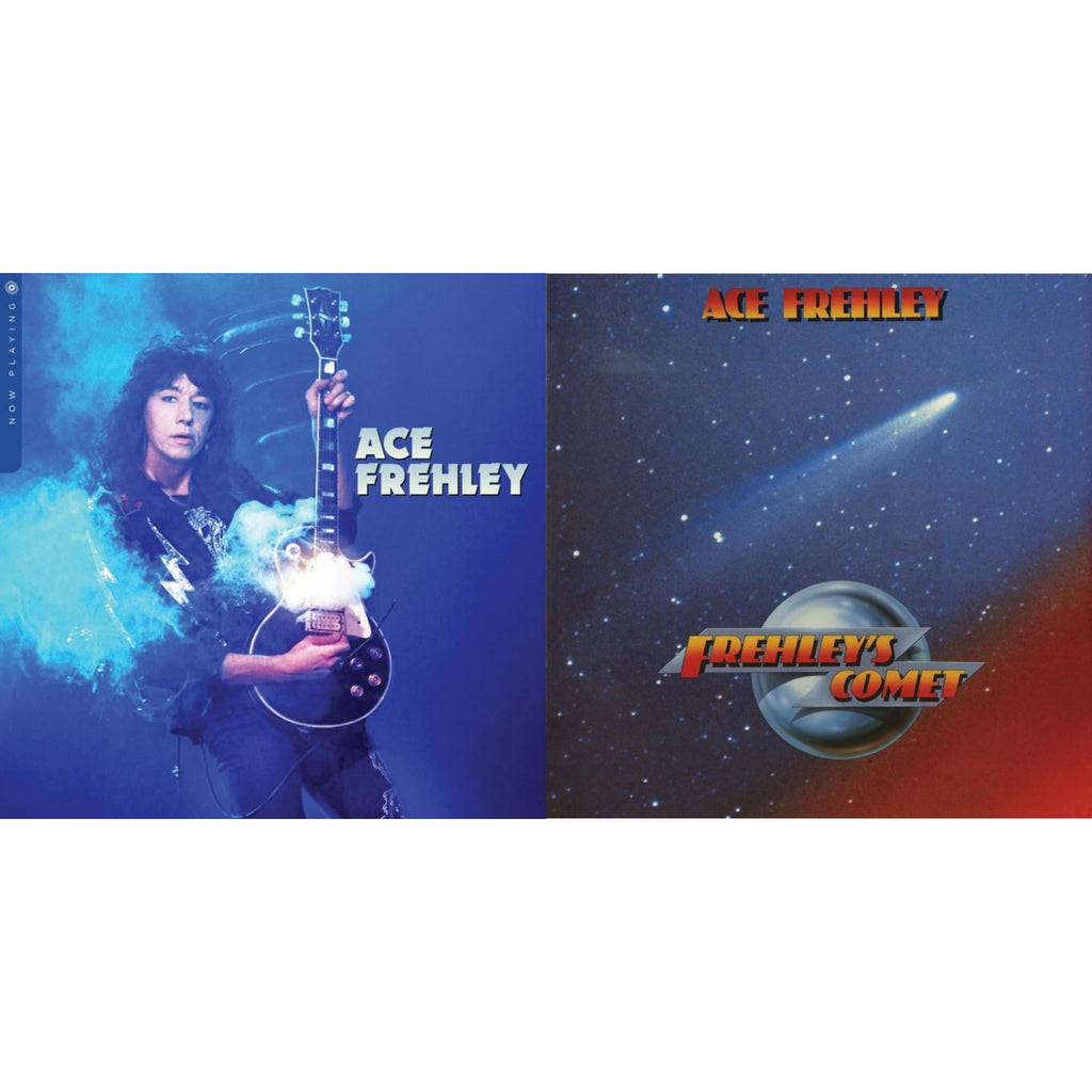 Now Playing (Blue LP Vinyl) & Frehley's Comet (Red & Blue Hand Poured Effect LP Vinyl)