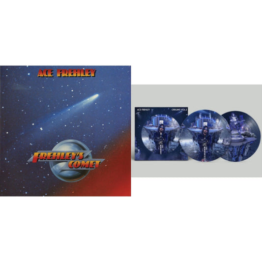 This is a 2 LP Vinyl SKU bundle.
1.This LP Vinyl is brand new.Format: LP VinylThis item's title is: Frehley's Comet (Red & Blue Hand Poured Effect LP Vinyl)Artist: Ace FrehleyBarcode: 829421817499Release Date: 7/12/2024
2.This LP Vinyl is brand new.