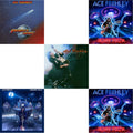 Greatest Hits Live & 10,000 Volts (Edge Only Splatter/Metal Gym Locker/Red Splatter LP Vinyl) & 10,000 Volts (Orange Tabby LP Vinyl) & Origins Vol.2 (Blue & White LP Vinyl) & Frehley's Comet (Red & Blue Hand Poured Effect LP Vinyl)