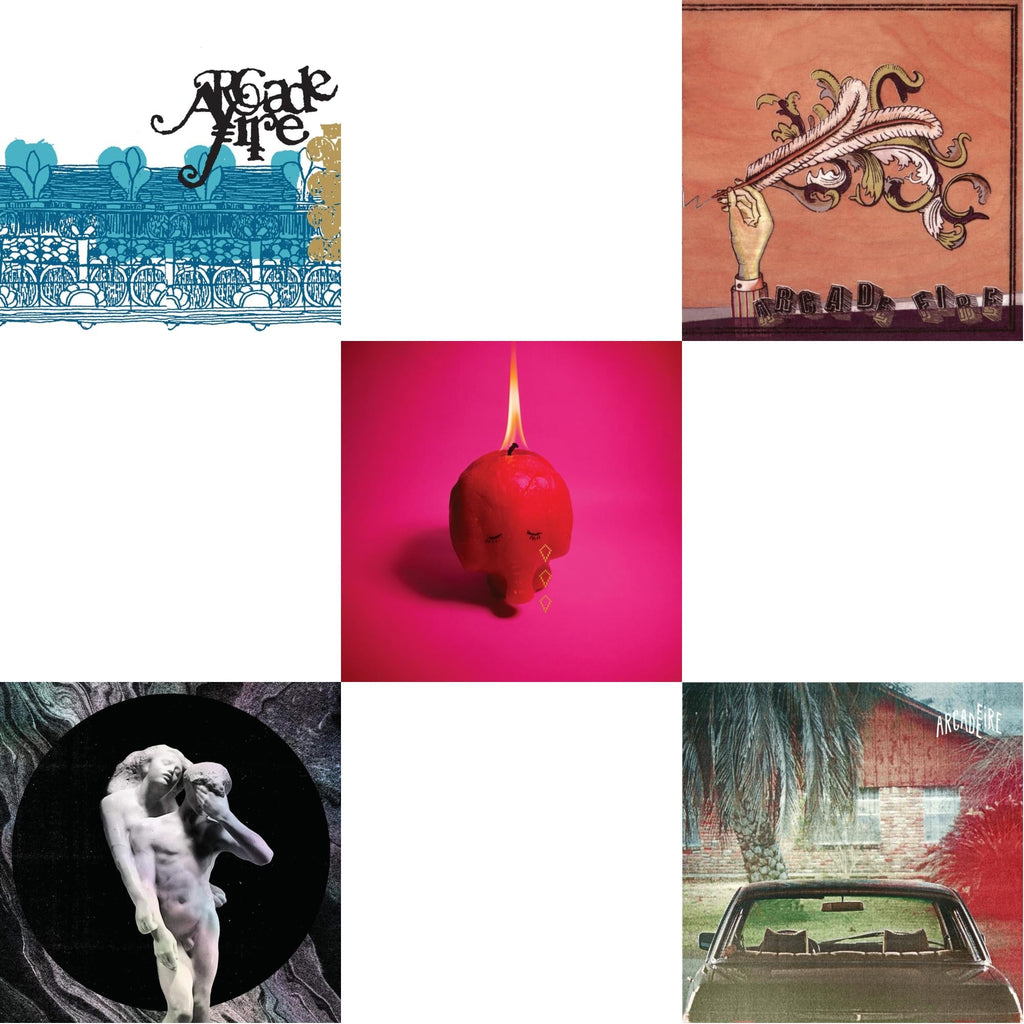 Arcade Fire Ep & Reflektor (2CD) & Pink Elephant & Funeral & Suburbs