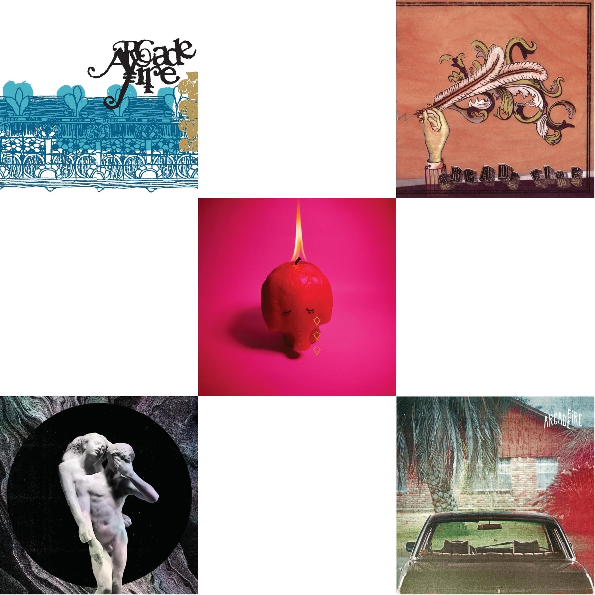 Arcade Fire Ep & Reflektor (2CD) & Pink Elephant & Funeral & Suburbs
