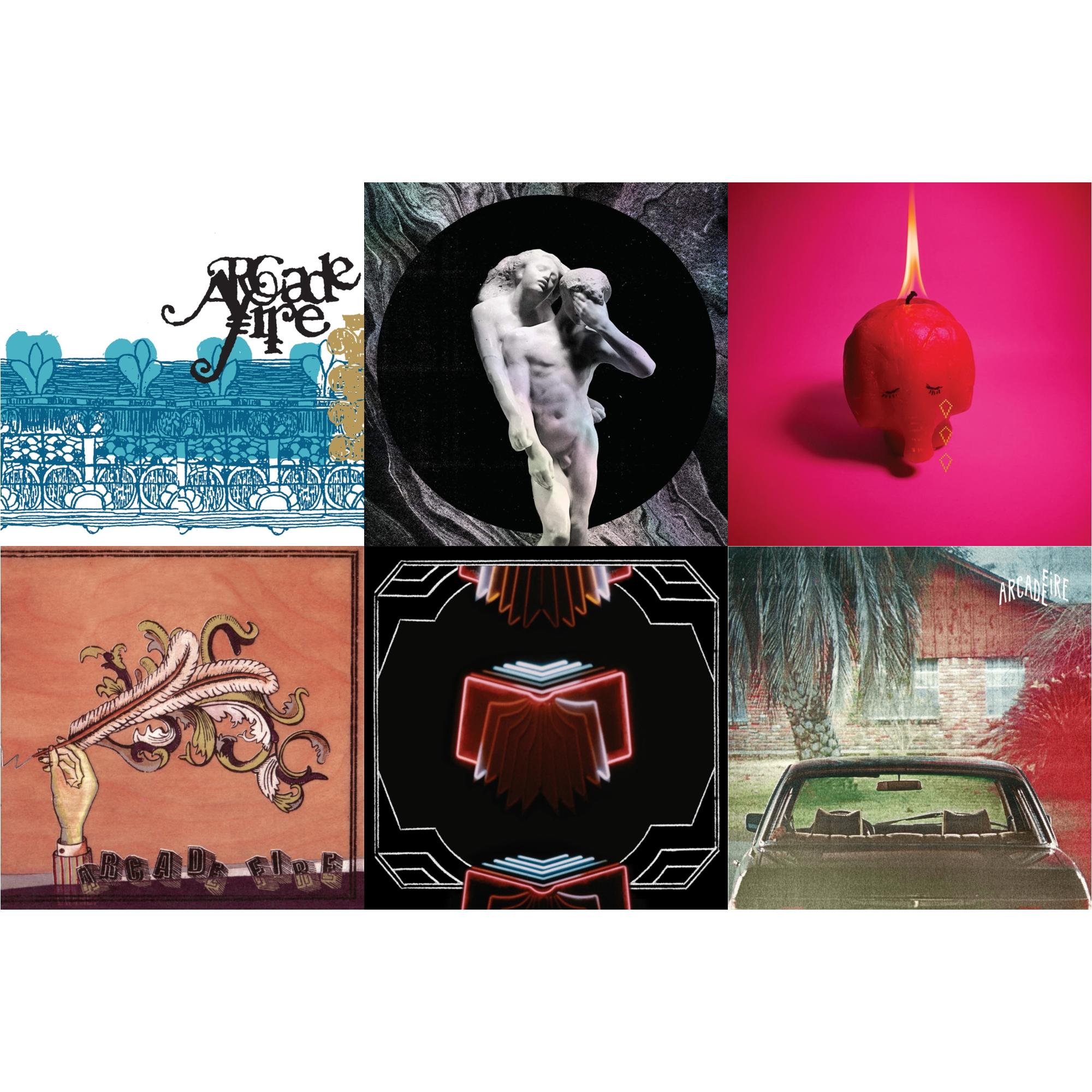 Arcade Fire Ep & Reflektor (2CD) & Pink Elephant & Funeral & Neon Bible & Suburbs