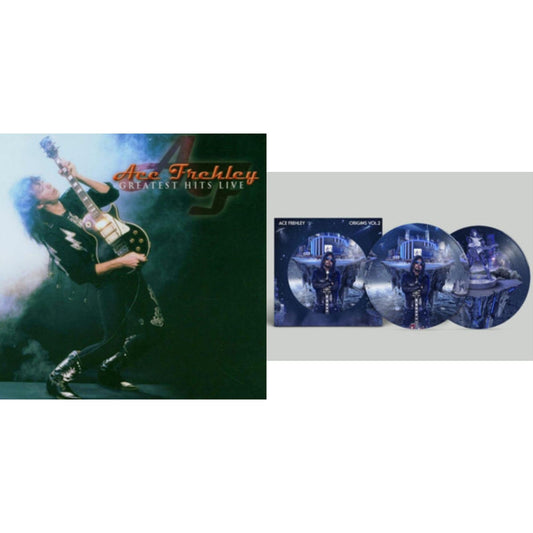 This is a 2 LP Vinyl SKU bundle.
1.This LP Vinyl is brand new.Format: LP VinylThis item's title is: Greatest Hits LiveArtist: Ace FrehleyLabel: MEGAFORCEBarcode: 020286236450Release Date: 2/4/2022
2.This LP Vinyl is brand new.Format: LP VinylThis item's title is: Origins: Vol.