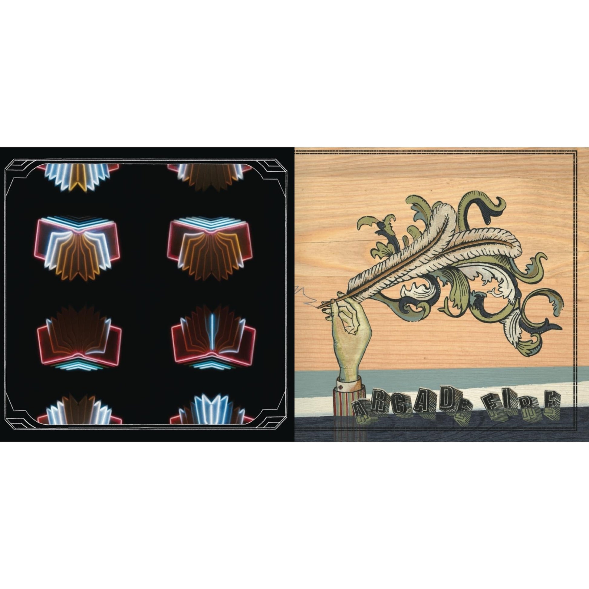 This is a 2 LP Vinyl SKU bundle.
1.This LP Vinyl is brand new.Format: LP VinylMusic Style: Post RockThis item's title is: Neon Bible (2LP/150G/Gatefold)Artist: Arcade FireLabel: LEGACYBarcode: 889854624613Release Date: 12/22/2017
2.This LP Vinyl is brand new.