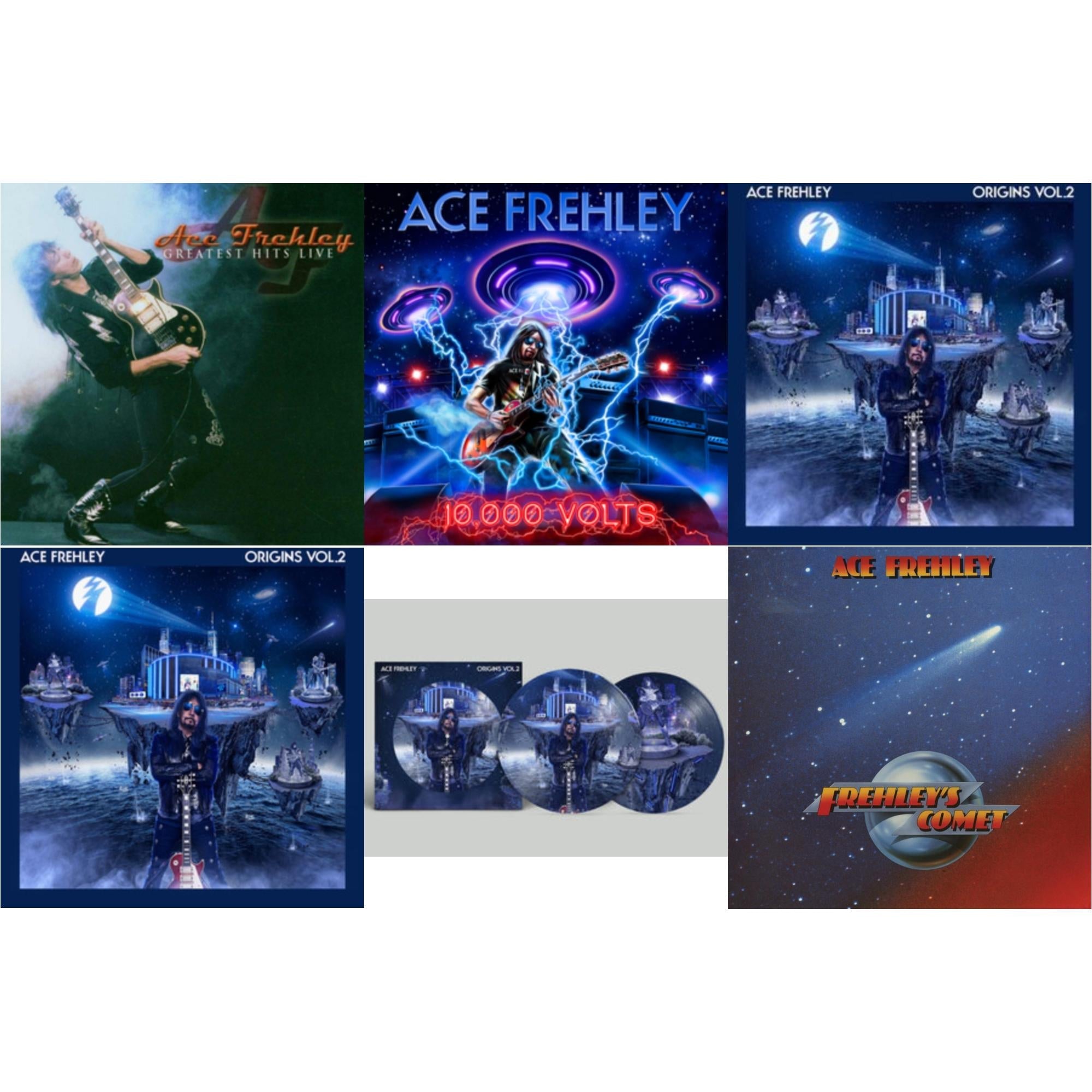This is a 6 LP Vinyl SKU bundle.
1.This LP Vinyl is brand new.Format: LP VinylThis item's title is: Greatest Hits LiveArtist: Ace FrehleyLabel: MEGAFORCEBarcode: 020286236450Release Date: 2/4/2022
2.This LP Vinyl is brand new.