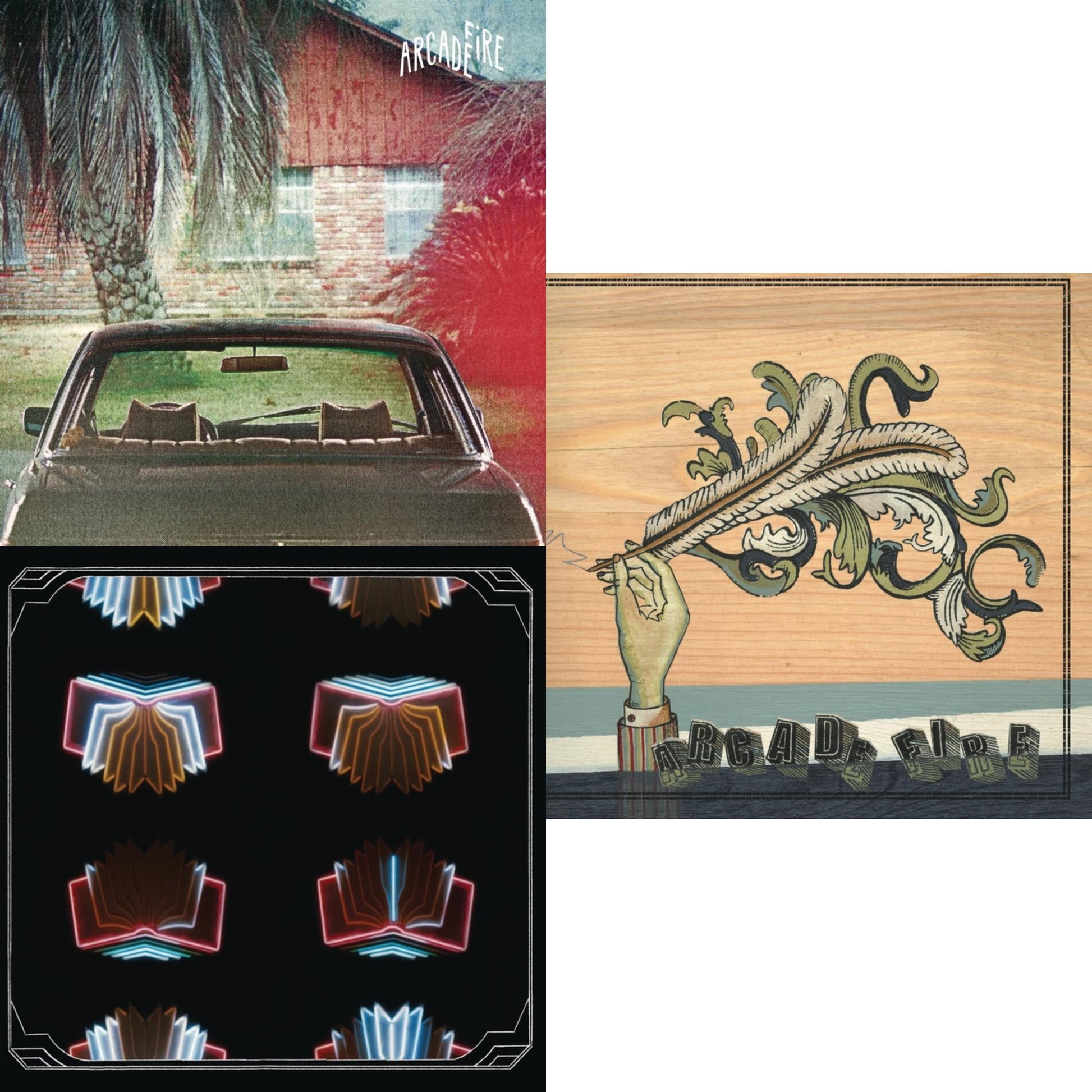 This is a 3 LP Vinyl SKU bundle.
1.This LP Vinyl is brand new.Format: LP VinylMusic Style: Alternative RockThis item's title is: Suburbs (2LP/150G/Gatefold)Artist: Arcade FireLabel: LEGACYBarcode: 889854626310Release Date: 12/22/2017
2.This LP Vinyl is brand new.