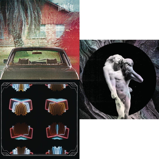 This is a 3 LP Vinyl SKU bundle.
1.This LP Vinyl is brand new.Format: LP VinylMusic Style: Alternative RockThis item's title is: Suburbs (2LP/150G/Gatefold)Artist: Arcade FireLabel: LEGACYBarcode: 889854626310Release Date: 12/22/2017
2.This LP Vinyl is brand new.