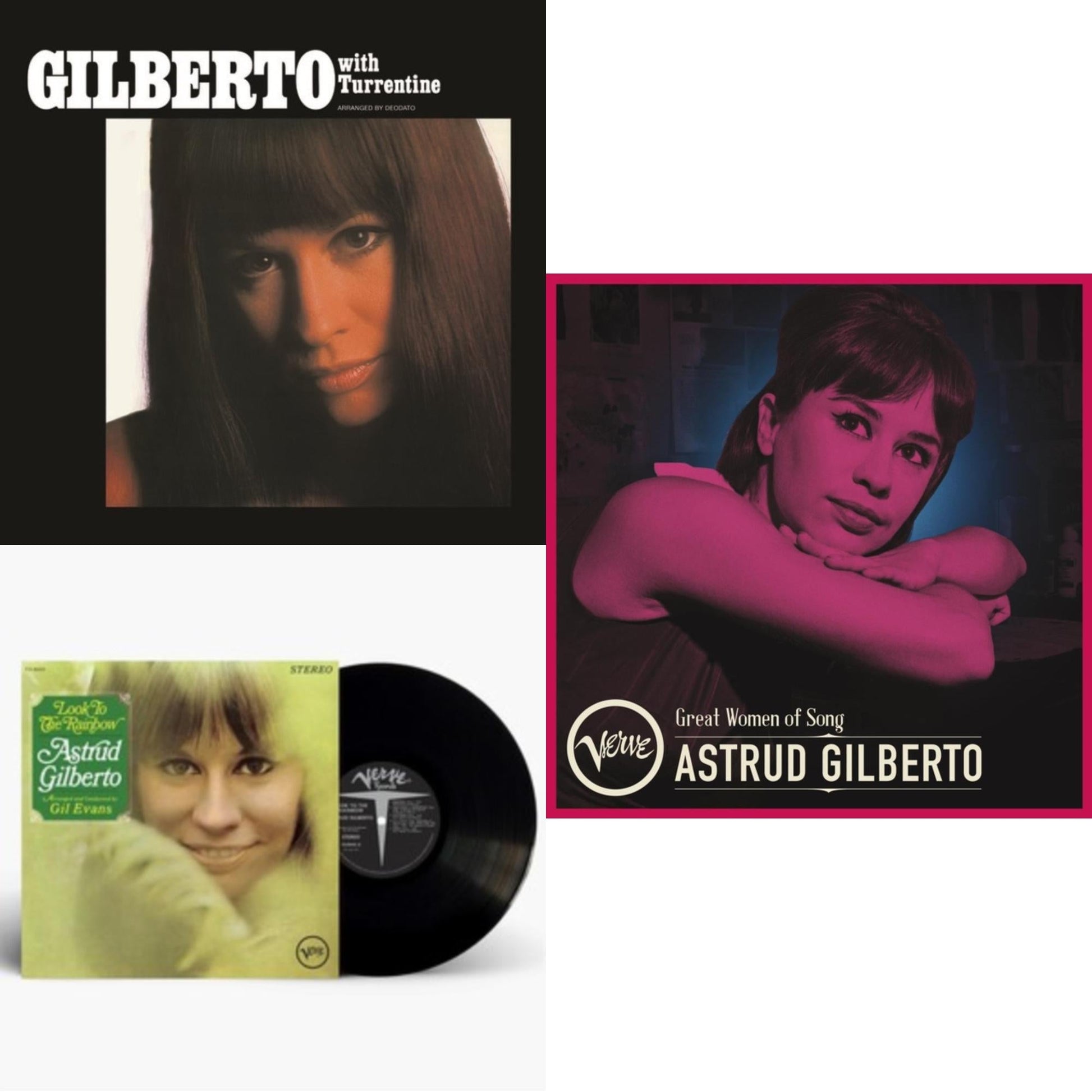 This is a 3 LP Vinyl SKU bundle.
1.This LP Vinyl is brand new.Format: LP VinylThis item's title is: Gilberto With TurrentineArtist: Astrud GilbertoBarcode: 5060672888943Release Date: 1/26/2024
2.This LP Vinyl is brand new.