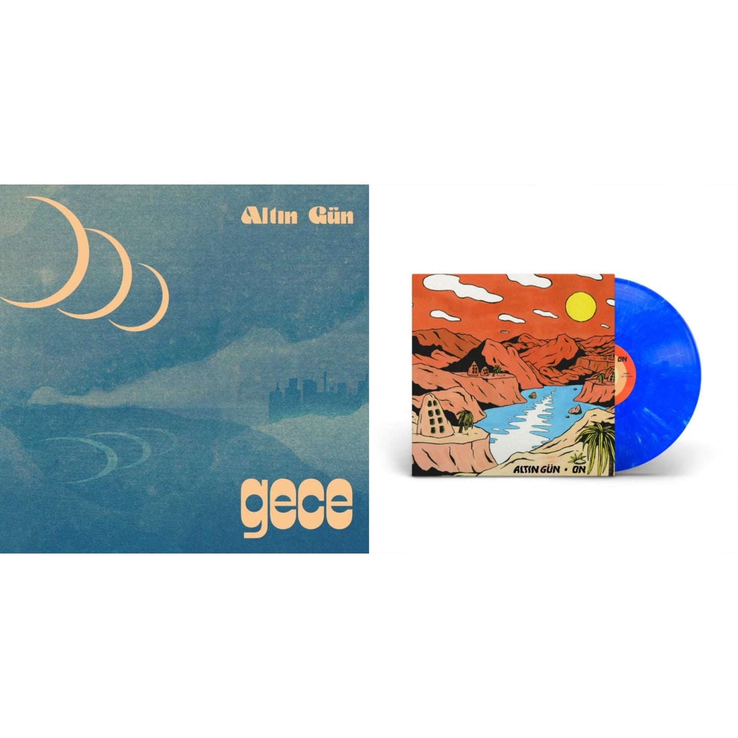 This is a 2 LP Vinyl SKU bundle.
1.This LP Vinyl is brand new.Format: LP VinylThis item's title is: Gece (Summer Sky Wave LP Vinyl)Artist: Altin GunLabel: ATO RECORDSBarcode: 880882448912Release Date: 4/23/2021
2.This LP Vinyl is brand new.