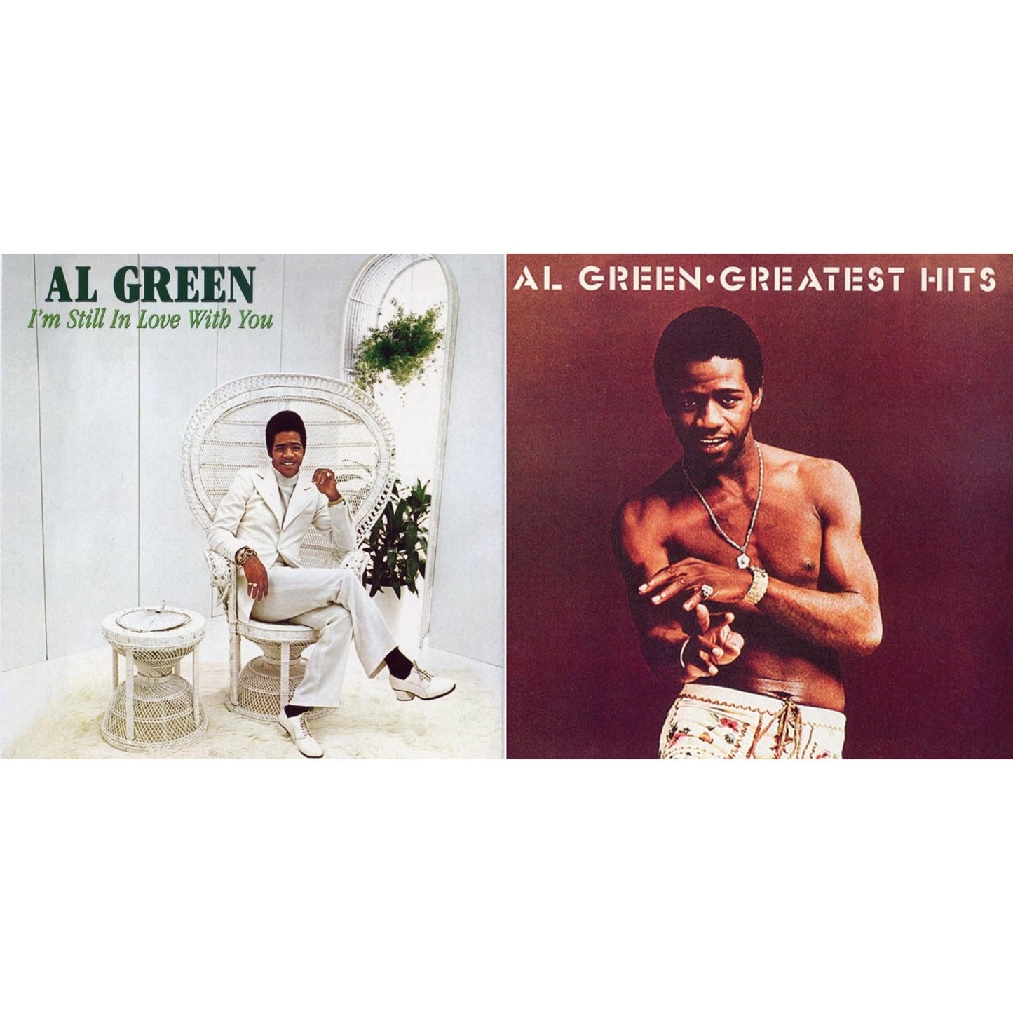 This is a 2 LP Vinyl SKU bundle.
1.This LP Vinyl is brand new.Format: LP VinylMusic Style: Rhythm & BluesThis item's title is: I'm Still In Love With YouArtist: Al GreenLabel: FAT POSSUMBarcode: 767981113616Release Date: 6/19/2009
2.This LP Vinyl is brand new.