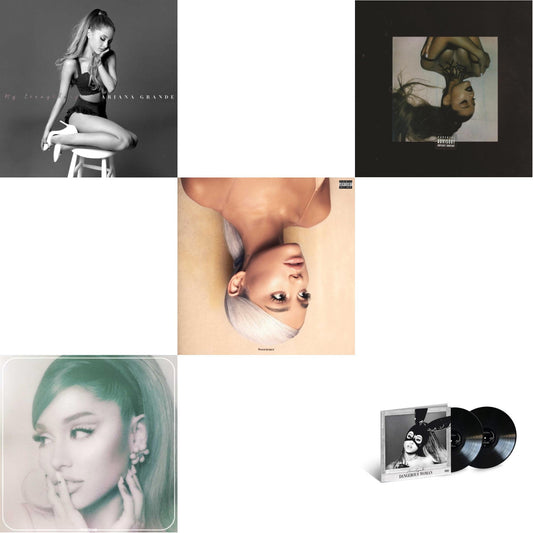 This is a 5 LP Vinyl SKU bundle.
1.This LP Vinyl is brand new.Format: LP VinylMusic Style: VocalThis item's title is: My EverythingArtist: Ariana GrandeLabel: REPUBLICBarcode: 602577974441Release Date: 12/6/2019
2.This LP Vinyl is brand new.