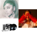 This is a 3 LP Vinyl SKU bundle.
1.This LP Vinyl is brand new.Format: LP VinylMusic Style: TrapThis item's title is: Positions (Coke Bottle Clear LP Vinyl)Artist: Ariana GrandeLabel: Republic RecordsBarcode: 602435450902Release Date: 4/9/2021
2.This LP Vinyl is brand new.