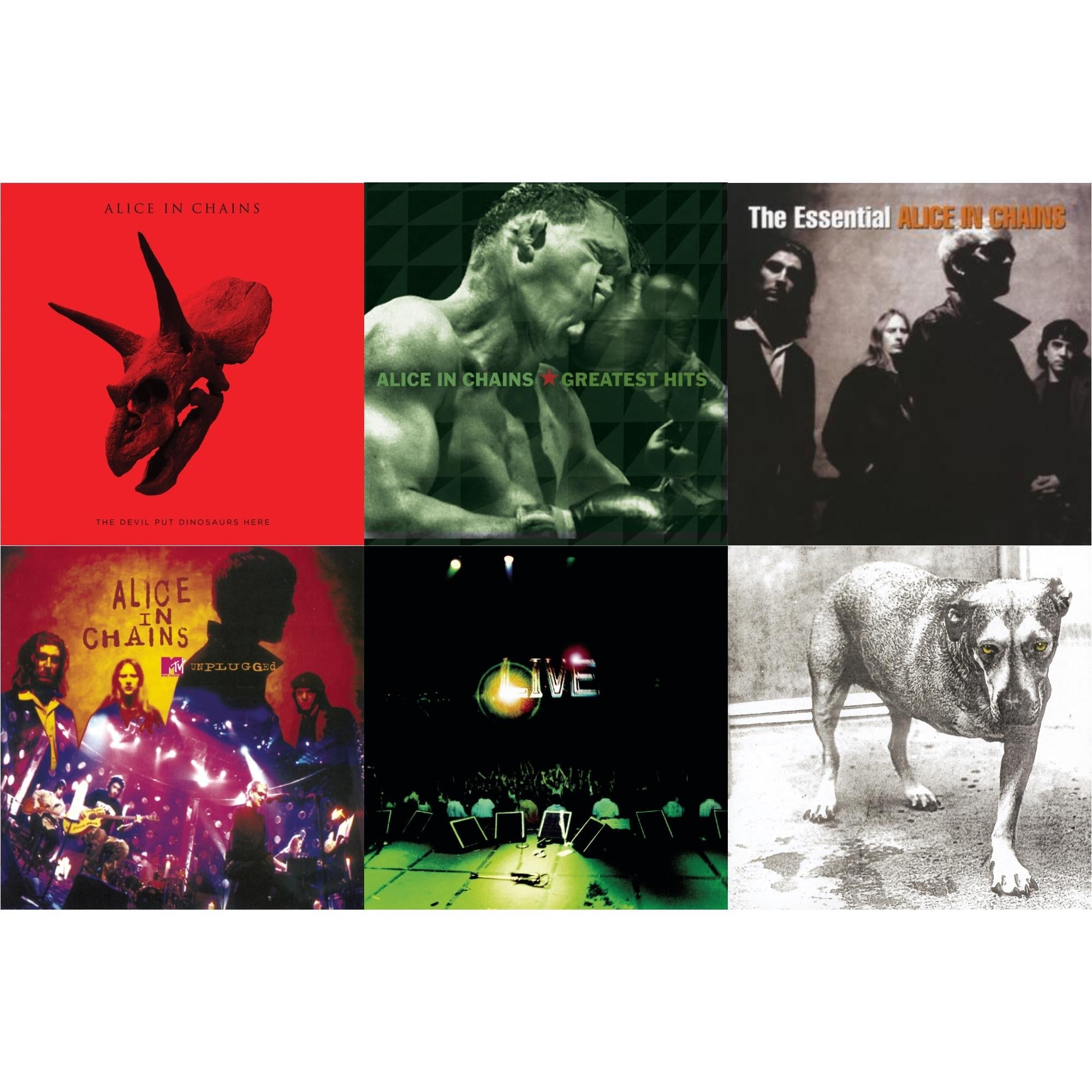 Devil Put Dinosaurs Here & Greatest Hits & Essential Alice In Chains & Unplugged & Live & Alice In Chains