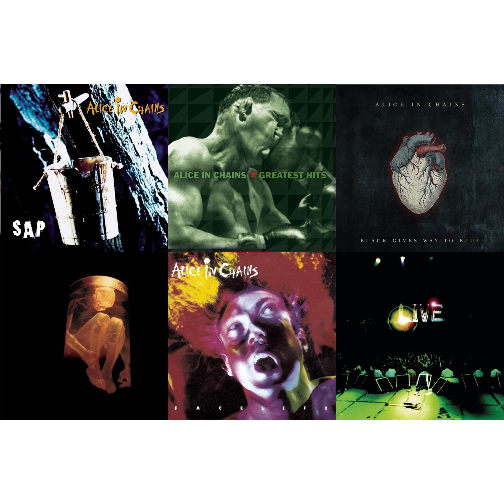 Black Gives Way To Blue & Greatest Hits & Sap & Live & Nothing Safe: Best Of The Box & Facelift