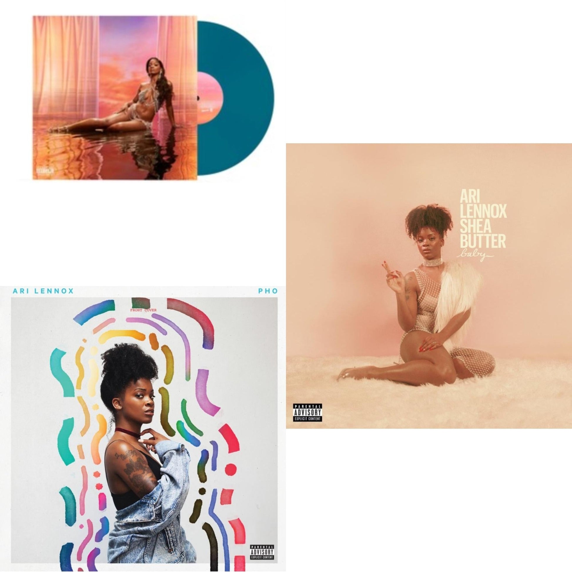 This is a 3 LP Vinyl SKU bundle.
1.This LP Vinyl is brand new.Format: LP VinylMusic Style: Contemporary R&BThis item's title is: Age/Sex/Location (Sea Blue LP Vinyl)Artist: Ari LennoxLabel: DREAMVILLE / INTERSCOPEBarcode: 602448143969Release Date: 11/18/2022
2.