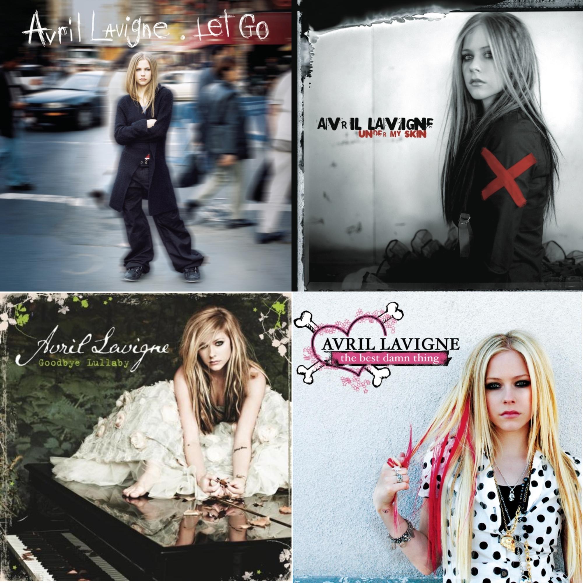 Avril Lavigne - Let Go & Goodbye Lullaby & Best Damn Thing & Under My Skin - CD Bundle