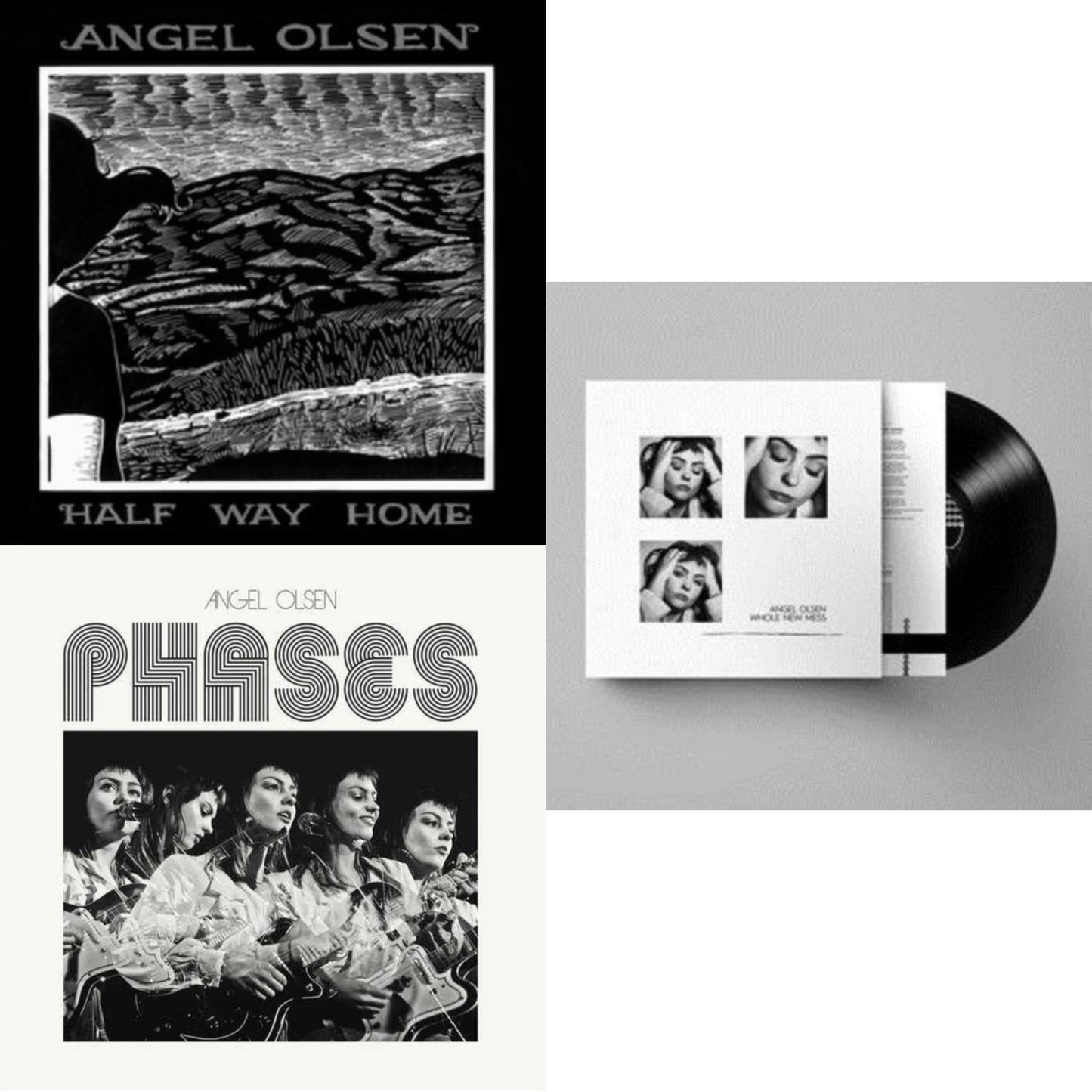 This is a 3 LP Vinyl SKU bundle.
1.This LP Vinyl is brand new.Format: LP VinylMusic Style: TranceThis item's title is: Half Way HomeArtist: Angel OlsenLabel: BATHETICBarcode: 887158173233Release Date: 11/5/2012
2.This LP Vinyl is brand new.