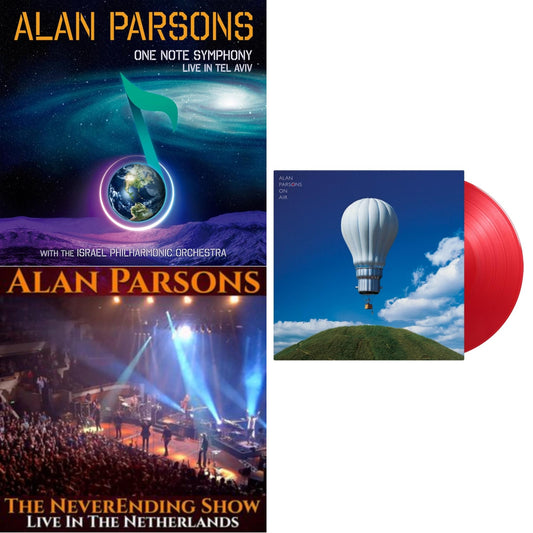 This is a 3 LP Vinyl SKU bundle.
1.This LP Vinyl is brand new.Format: LP VinylMusic Style: Classic RockThis item's title is: One Note Symphony: Live In Tel Aviv (3LP)Artist: Alan ParsonsLabel: FRONTIERS RECORDSBarcode: 8024391118757Release Date: 3/18/2022
2.