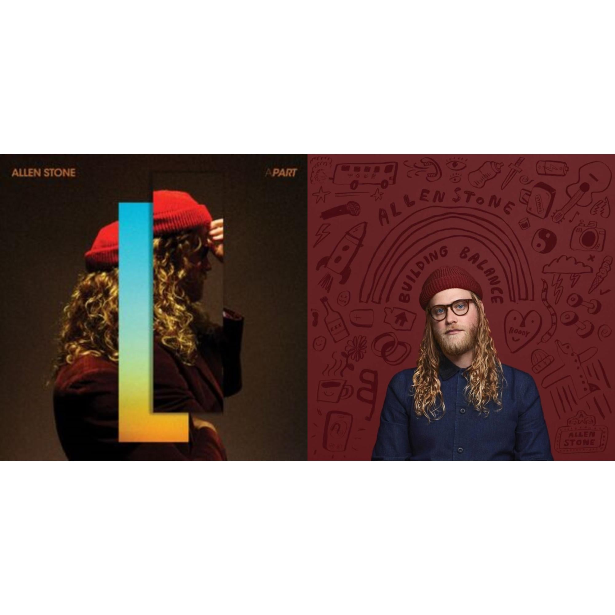 Apart (Translucent Orange LP Vinyl) & Building Balance (Blue & Red LP Vinyl)