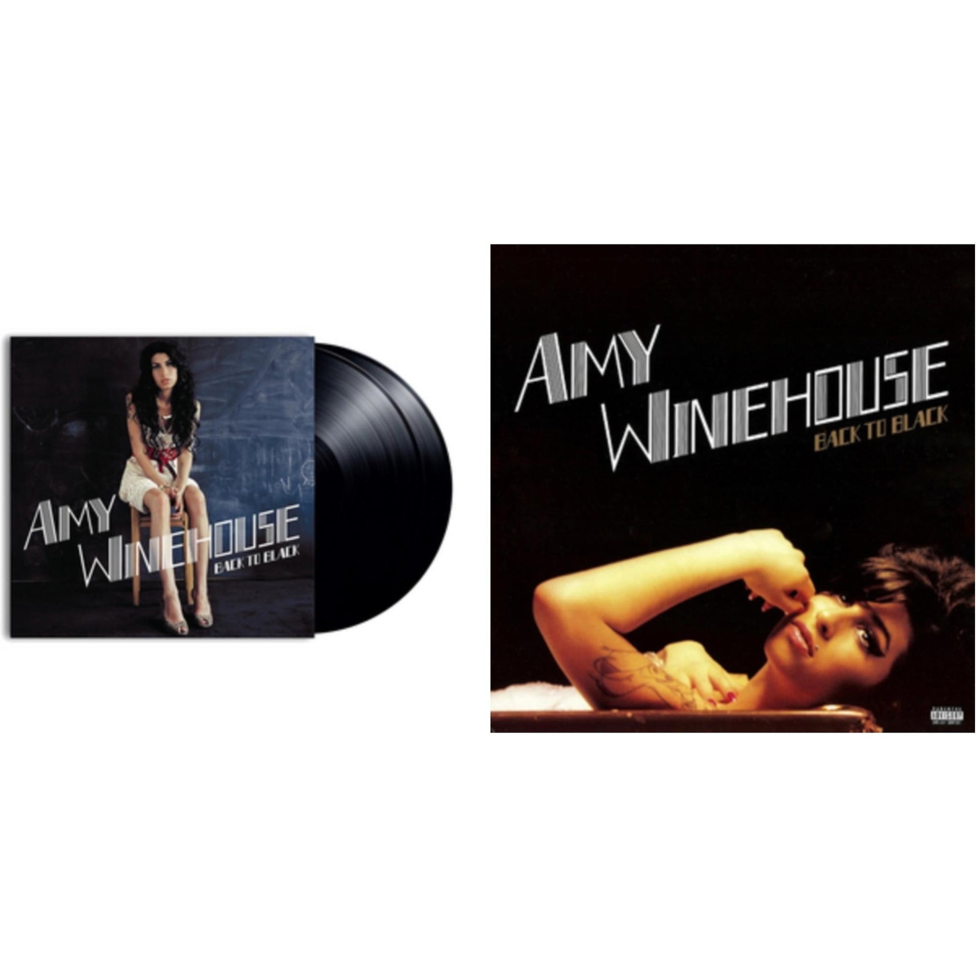 This is a 2 LP Vinyl SKU bundle.
1.This LP Vinyl is brand new.Format: LP VinylMusic Style: SoulThis item's title is: Back To Black (Deluxe Edition) (180G/Dl Card/Limited)Artist: Amy WinehouseLabel: UNIVERSALBarcode: 600753691090Release Date: 10/21/2016
2.This LP Vinyl is brand new.